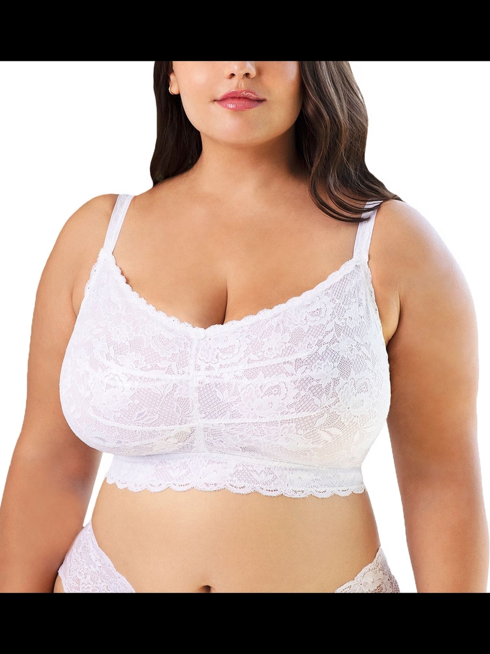 Cosabella NSN Curvy Sweetie Bralette Size M 34-36 DD-F
